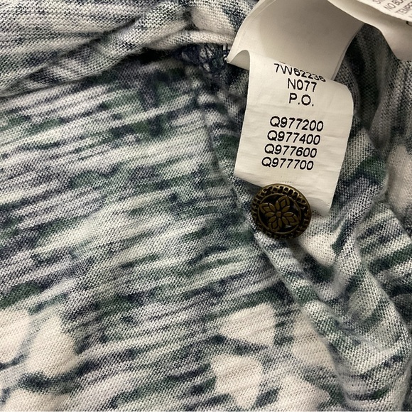 Lucky Brand Split Neck Pullover Shirt Size Small - Picture 7 of 8